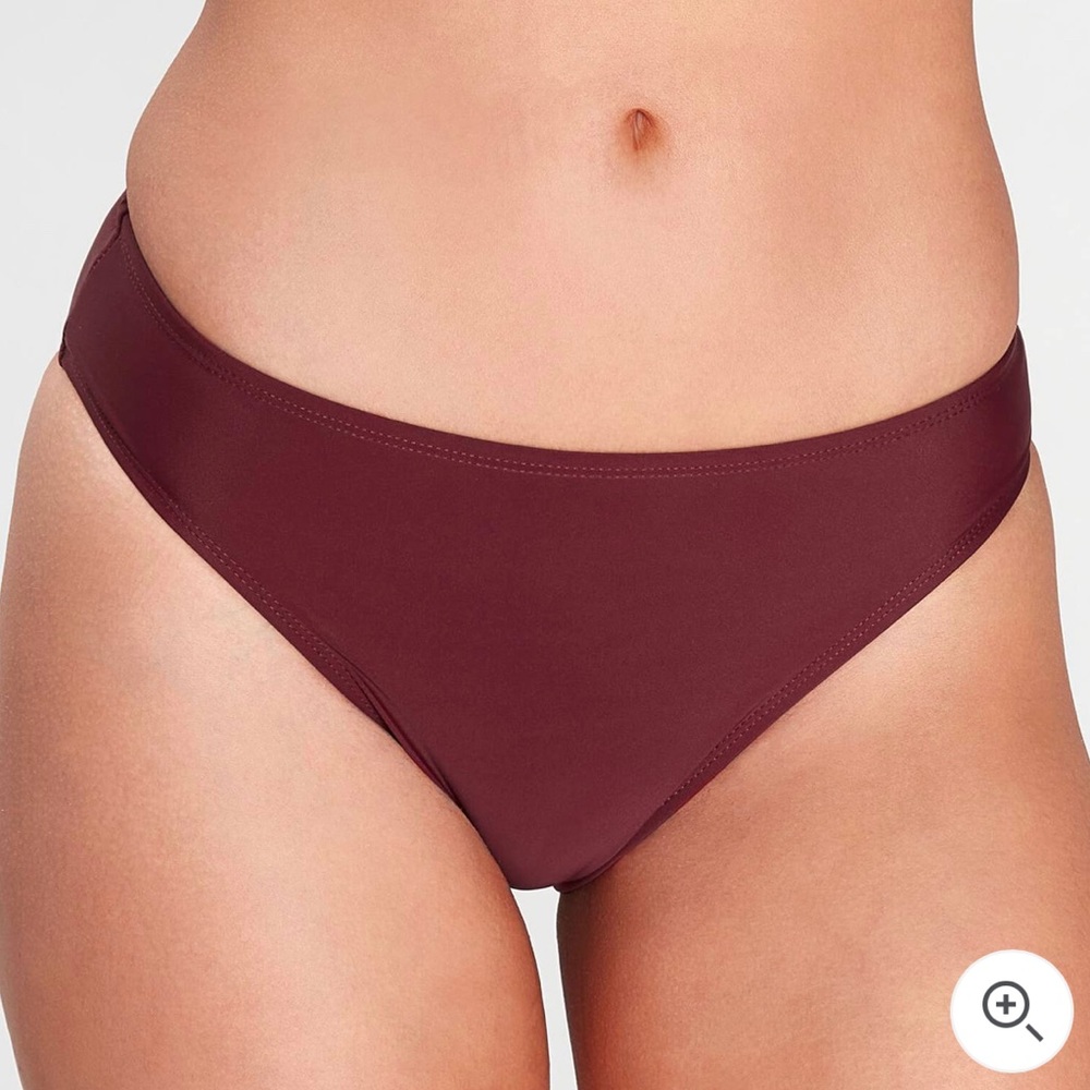 NWT Maroon Bikini Bottoms
